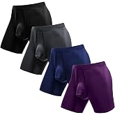 Zoelizece Dual Pouch Mens underwear Elephant Trunk Boxer Briefs Lifting Athletic Supporter