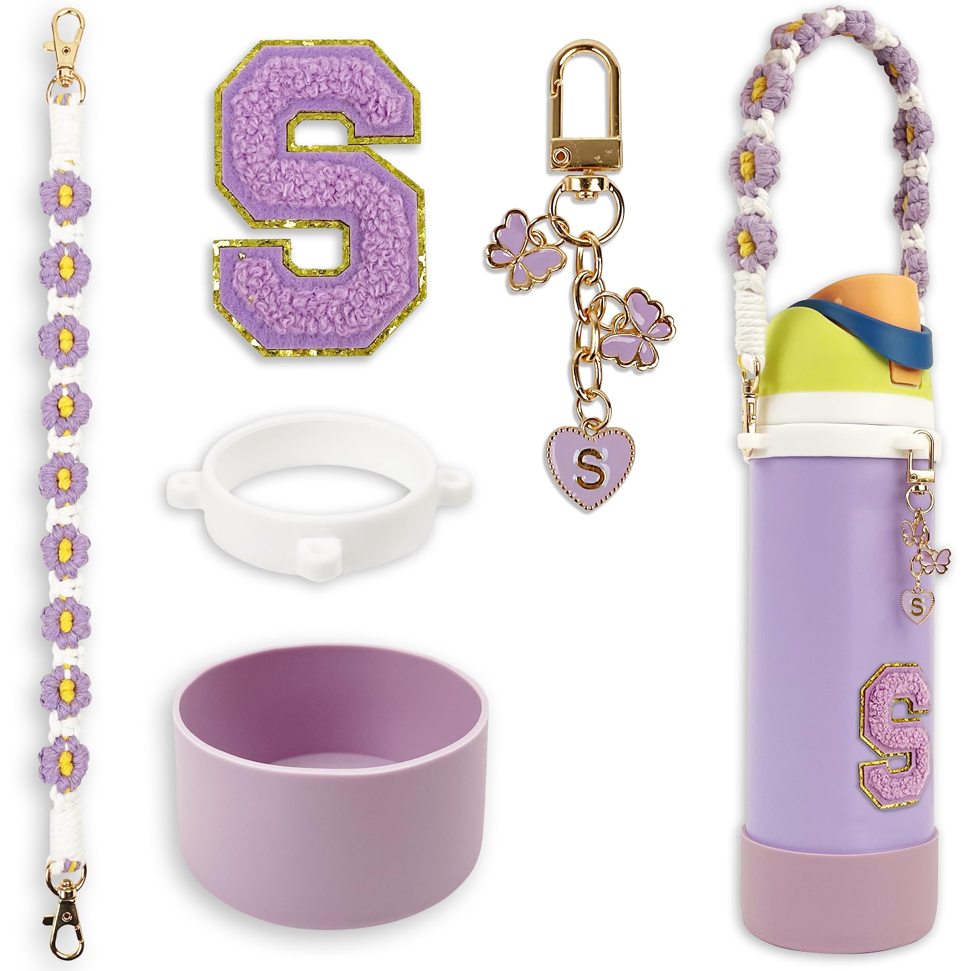 Silicone Boot Cute Monogram Set Compatible with