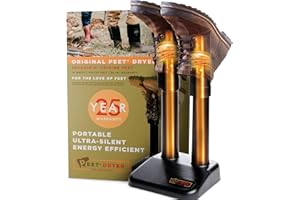 PEET, Original Dryer, Electric Shoe Dryer, Effective Drying for Work Boots & Outdoor Gear, Athletic Gear, Portable, Silent & Energy-Efficient, Made in USA