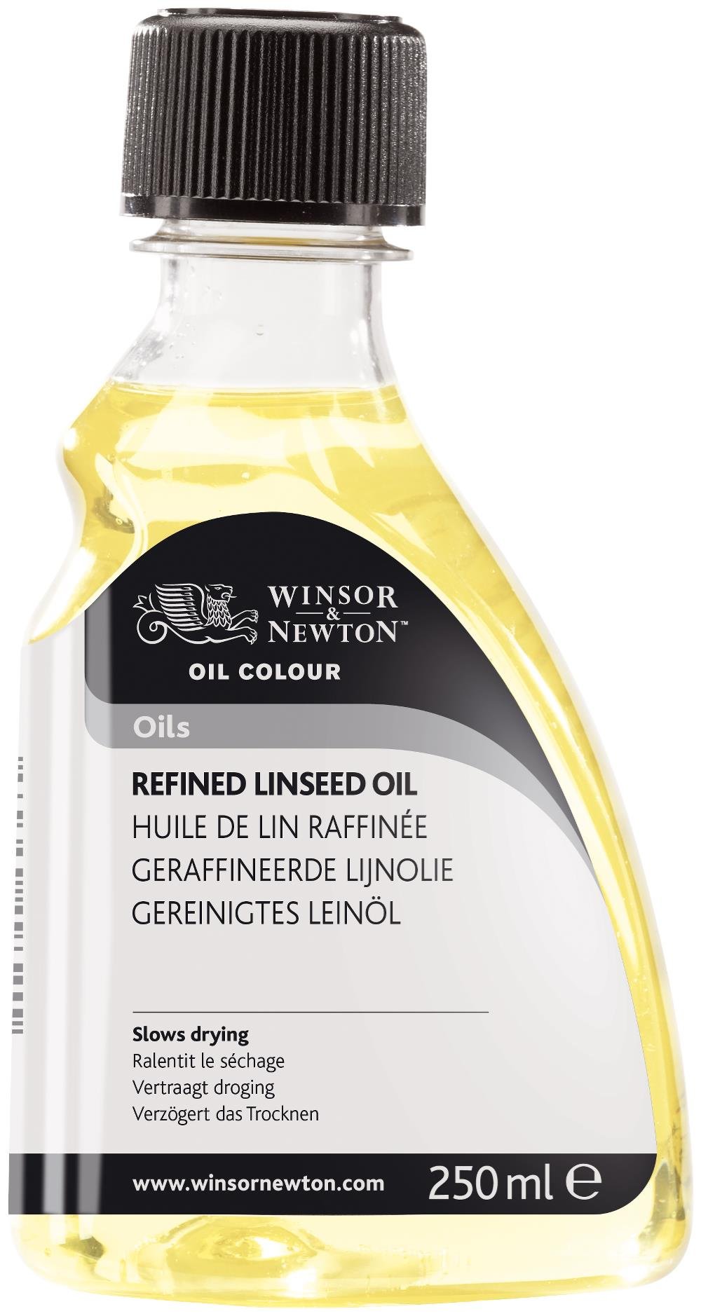 Winsor & Newton WN3039748 Refined Linseed Oil 250 ml, RCFRLO250 — image 1