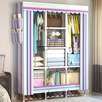 Mmm Simple Wardrobe 25mm Tube Cloth Wardrobes Steel Pipe Bold