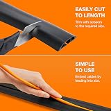 Deeba UK Floor Cable Cover Protector 2M with Cable Ties Non-Slip Wire Management view 6