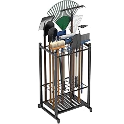 Garden Tool Organizer, Yard Tool Tower Rack for