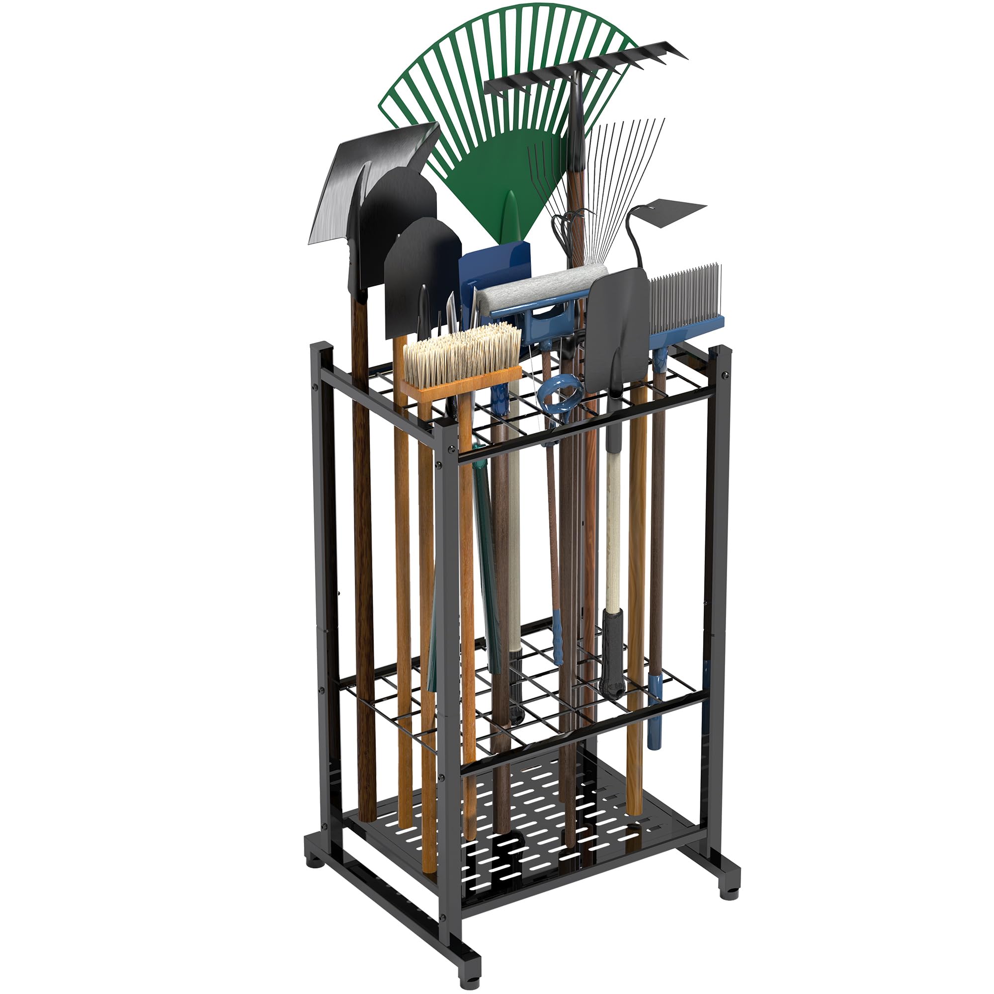 Garden Tool Organizer, Yard Tool Tower Rack for