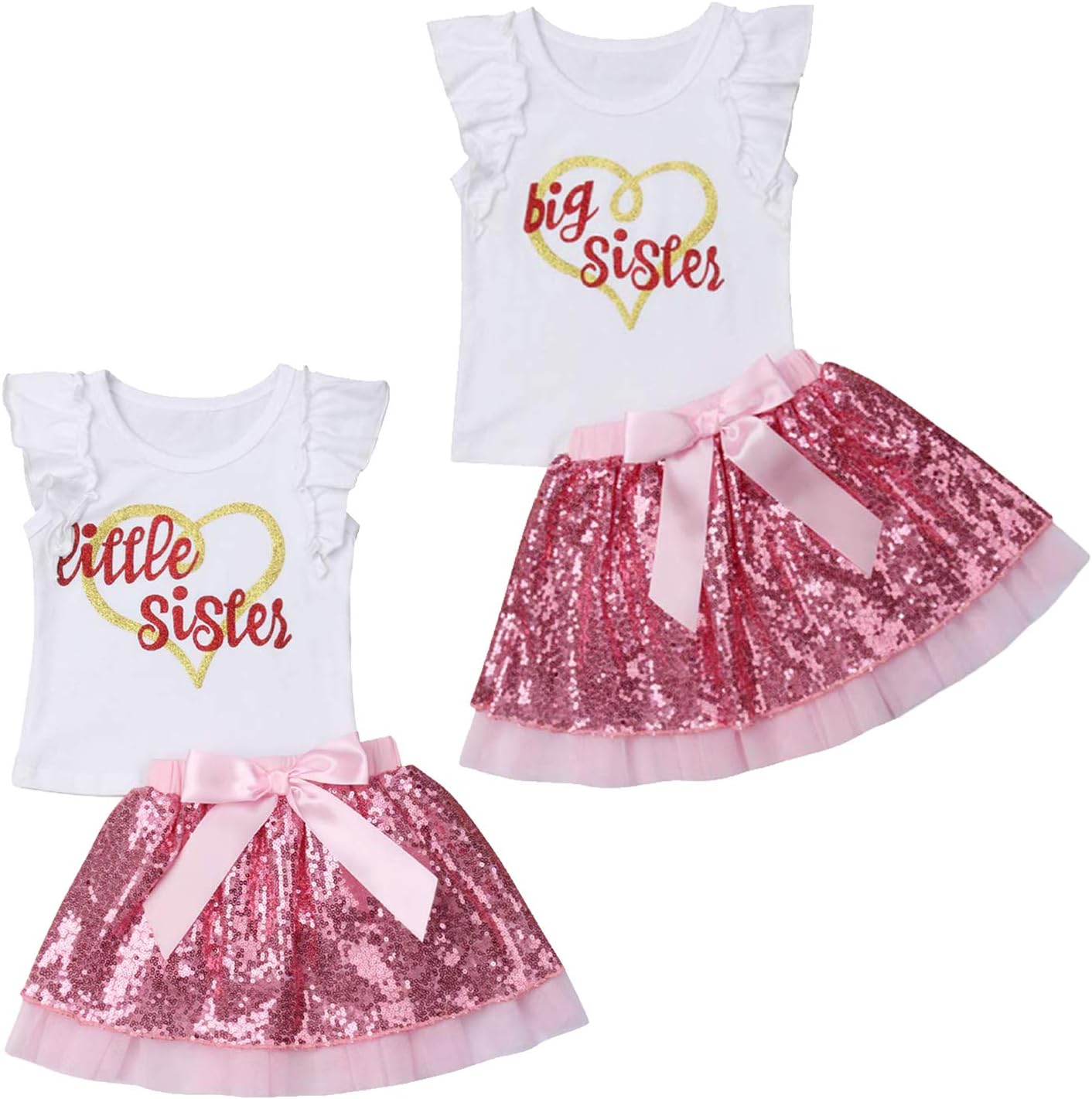 Baby Girls 1st Birthday Floral Romper Top+Tutu Lace Skirt Dress 2Pcs Outfits Set