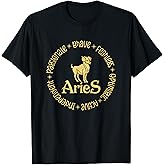 Aries Zodiac Sign - Aries Zodiac Birthday T-Shirt