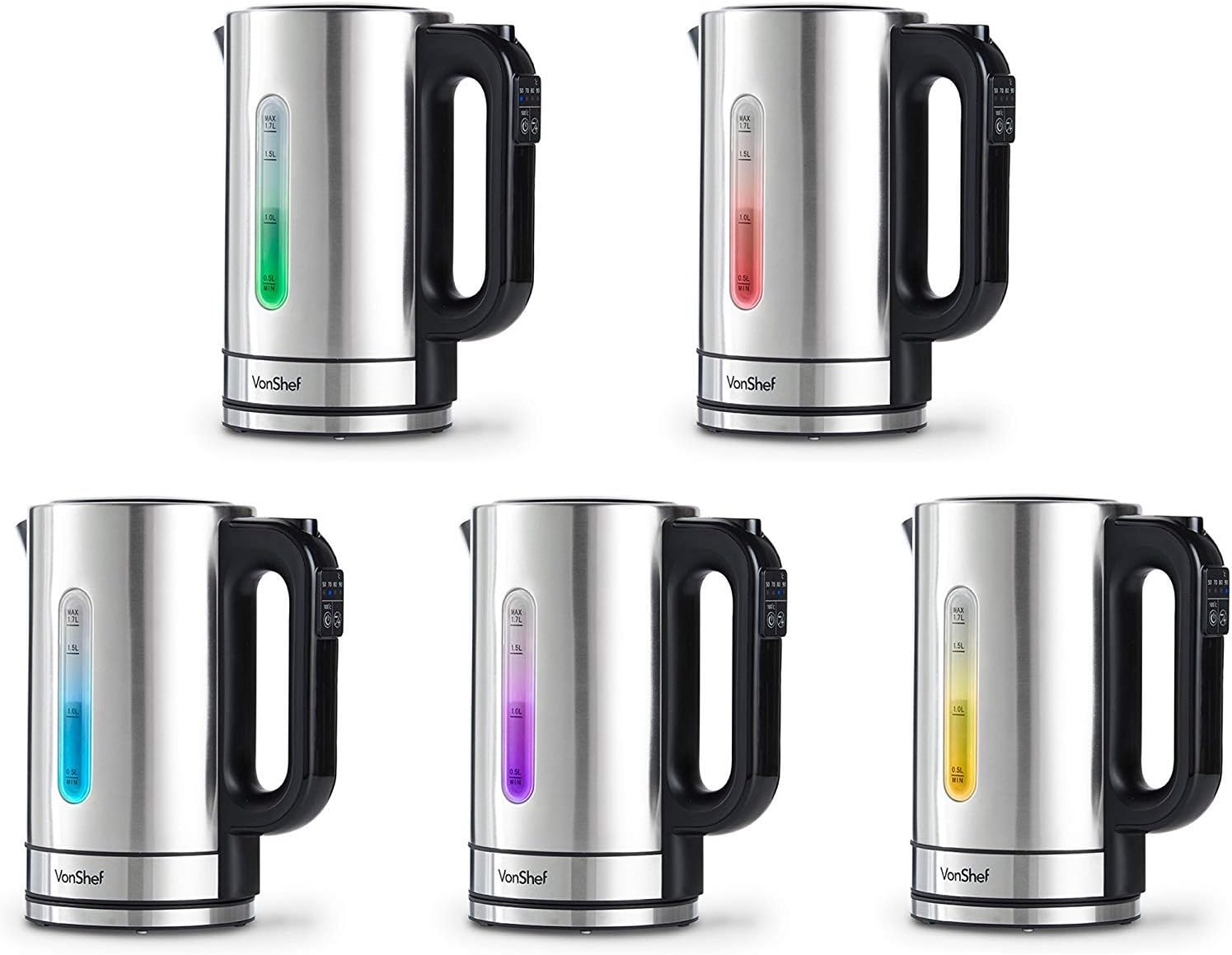 Electric Kettle Vonshef Kettle Variable Temperature Vonshef L