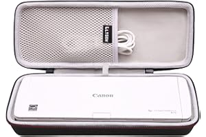 L LTGEM LTGEM EVA Hard Case for Canon imageFORMULA R10 Portable Document Scanner - Protective Carrying Storage Bag