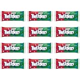 Merry Berry Punch Licorice Candy Twists &ndash; 12 x 5oz King Size Bags (60oz Total) &ndash; Christmas Candy, Chewy Green Twists with Blueberry &amp; Blue Raspberry Flavor, Holiday Stocking Stuffer Treats