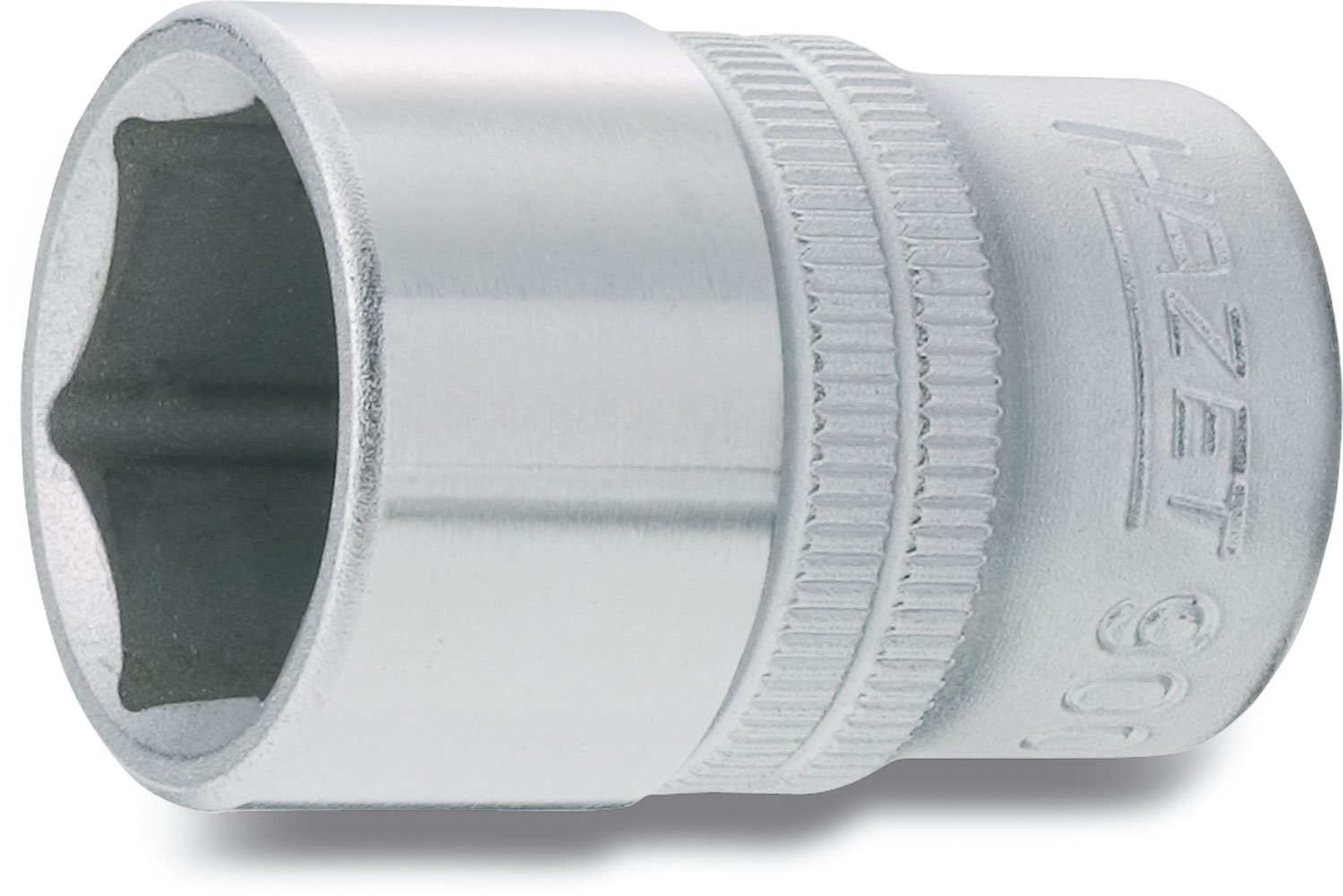 HAZET 900-29 50 mm 6-Point Hexagon Traction Profile Socket - Chrome-Plated/Polished