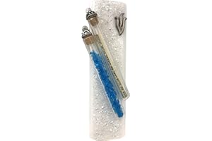 Tamara Baskin Art Glass Wedding Keepsakes Mezuzah, Gift Box and Non-Kosher Scroll Included Hand Made in The USA (Ivory)