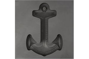 PMC SUPPLIES LLC Large - Anchor 3D Graphite Ingot Mold for Precious Metal Casting Gold Silver Copper Melting