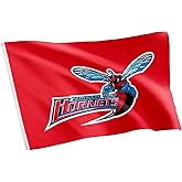 Desert Cactus Delaware State University DSU Flag - 3 x 5 Feet Hornets Banner, Indoor/Outdoor Durable Fabric, 100% Polyester Design (Style 1)