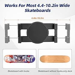 YIBEICO Skateboard Decks Wall Mount 360° Rotating