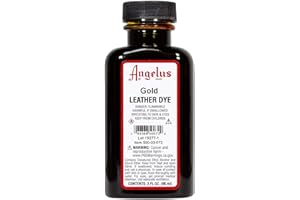 Angelus Leather Dye, 3 oz, Gold