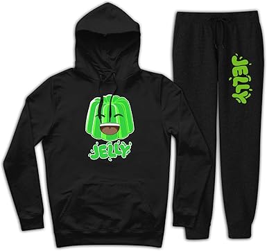 green hoodie and sweatpants