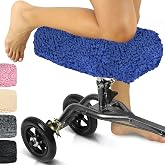 Vive Mobility Knee Scooter Pad Cover - Soft Adult Sheepskin Memory Foam | Plush Cushion, Walker Accessory for Knee Roller, Padded Accessories Leg Cart Improves Comfort with Injury, Universal Fit