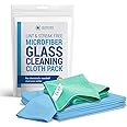 Amazon.com: Microfiber Glass Cleaning Cloths | Streak Free Windows ...