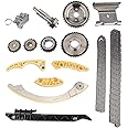 Bicos 9-4201S 94201S Timing Chain Kit with Chain Guide Tensioner Sprocket Compatible with LaCrosse Regal Chevy Equinox HHR Malibu GMC Terrain Replaces 9-4201SX 9-4202S 12680750