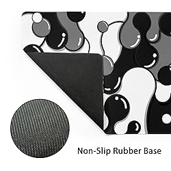 aportt Black White Grey Mouse Pad XL Anime Cool