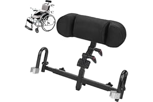 CHENNTAI Adjustable Wheelchair Headrest Backrest, 25mm Universal Wheelchair Headrest Neck Support Fits Teens and Young Adults