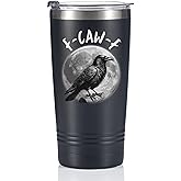 Onebttl Crow Gifts, F-CAW-F, Stainless Steel Travel Tumbler with Lid, 20 oz