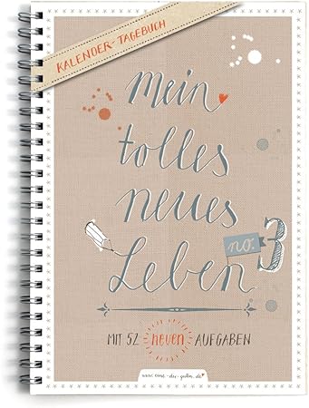 Terminkalender A5 Mein Tolles Neues Leben 3 Wochenkalender Mit 52 Neuen Aufgaben Taschenkalender Terminplaner Kalender Immerwahrend Mit Jahresubersicht Fur 2020 Spiralbindung Beige Weiss Amazon De Burobedarf Schreibwaren