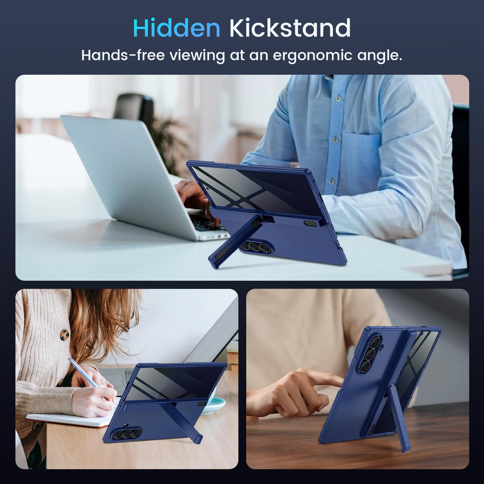 Condition photo showing New/Like New for for samsung galaxy z fold 5 case with privacy screen protector, [compatible with magsafe] [hidden ki