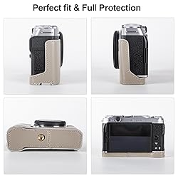 Rieibi Handmade Genuine Leather Half Case for
