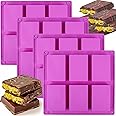 BABORUI 1 Inch Chocolate Bar Mold for Dubai Chocolate Bar Pistachio, 24 Cavities Silicone Chocolate Bar Mold Deep with Wrappers Scraper, Thick Candy Bar Mold for Filling Kunafa Chocolate Bar