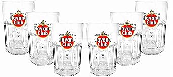 Havana Club Rum Longdrink Glas Gläserset - 6x Gläser 2/4cl geeicht