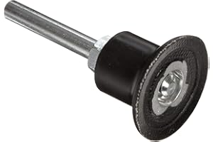 Merit Abrasotex Quick-Change Abrasive Disc Holder, Type II, 1/4" Shank, 1-1/2" Diameter, 30000 rpm, Grit Medium (Pack of 1)