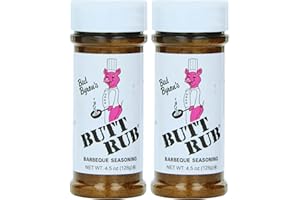 Bad Byron’s Butt Rub Barbeque Seasoning – 4.5 oz Shaker | Award-Winning All-Purpose Dry Rub for Pork, Chicken, Beef, Seafood & Vegetables | Gluten-Free, No MSG [Pack of 2]