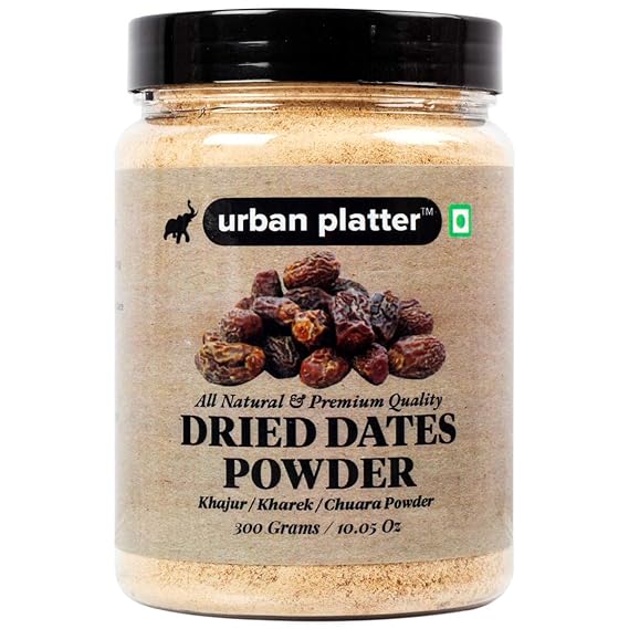 Urban Platter Dried Date Powder (Kharek Powder), 300g [All Natural, Premium Quality, Healthy