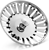 Tomario 84mm Stainless Steel Sink Plug Strainer Kitchen Drain Stopper