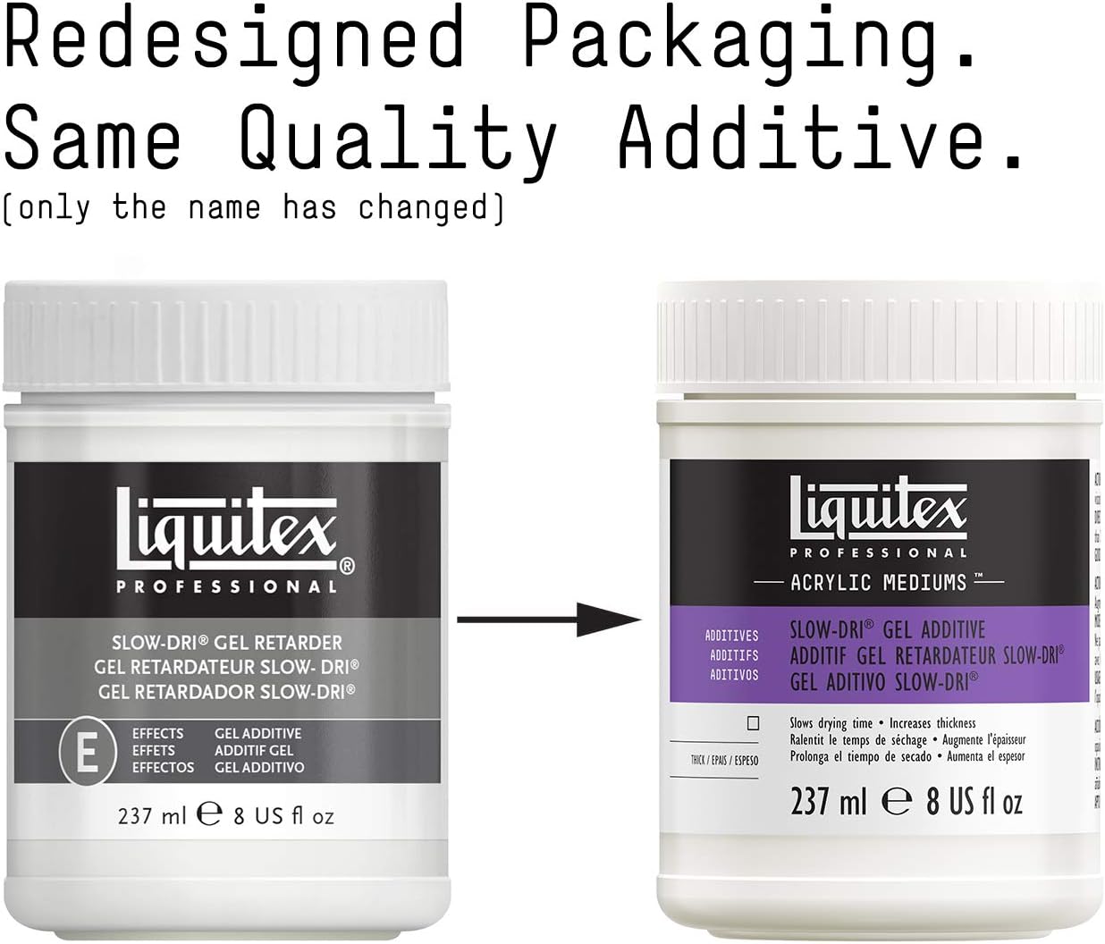 Liquitex 125408 Professional Slow-Dri Gel Retarder Effects Medium, 237 Ml,transparent, Purple, 237 ml (Pack of 1) - Image 3
