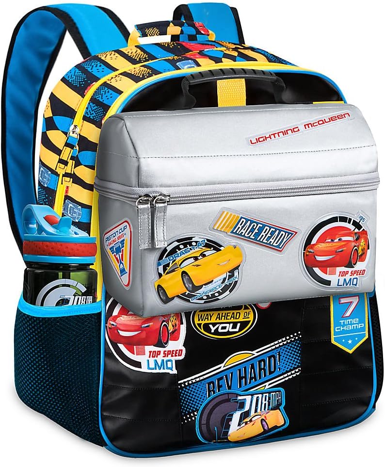disney cars speed my speed lunch tote