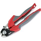 Ascend Tools 7 inch Wire Rope &amp; Electrical Cable Cutter for Railing, Aircraft Seismic Structural Bicycle Cable | Induction Hardened Blades, No Frayed Cuts