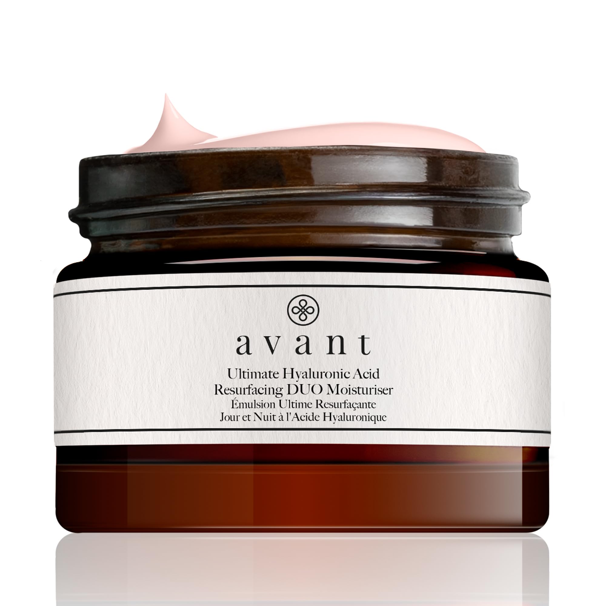 Avant Skincare Ultimate Hyaluronic Acid Resurfacing Duo Moisturiser – Anti-Ageing Hydrating Face Cream for Wrinkles, Fine Lines & Dry Skin, with Shea Butter & Almond Oil, 50ml