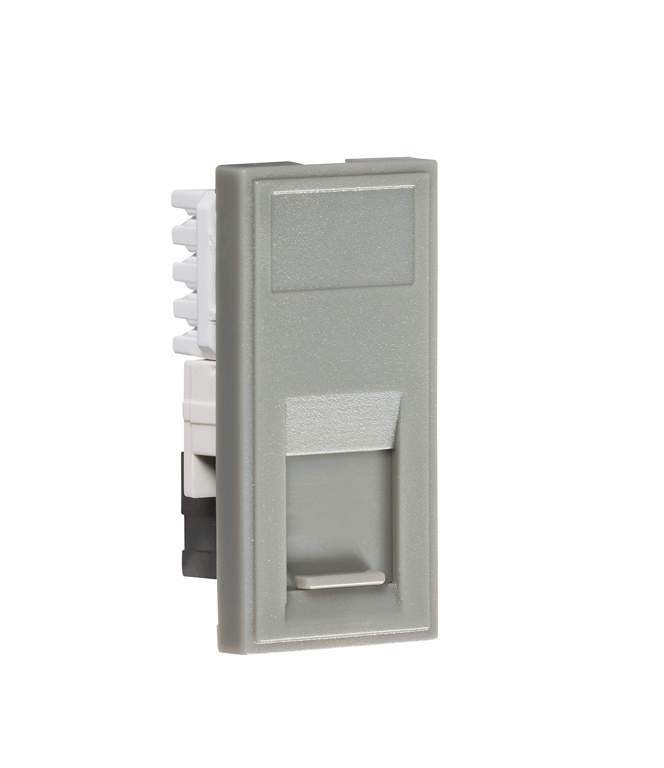 UTP CAT5e RJ45 Outlet Module 25 x 50mm - Grey