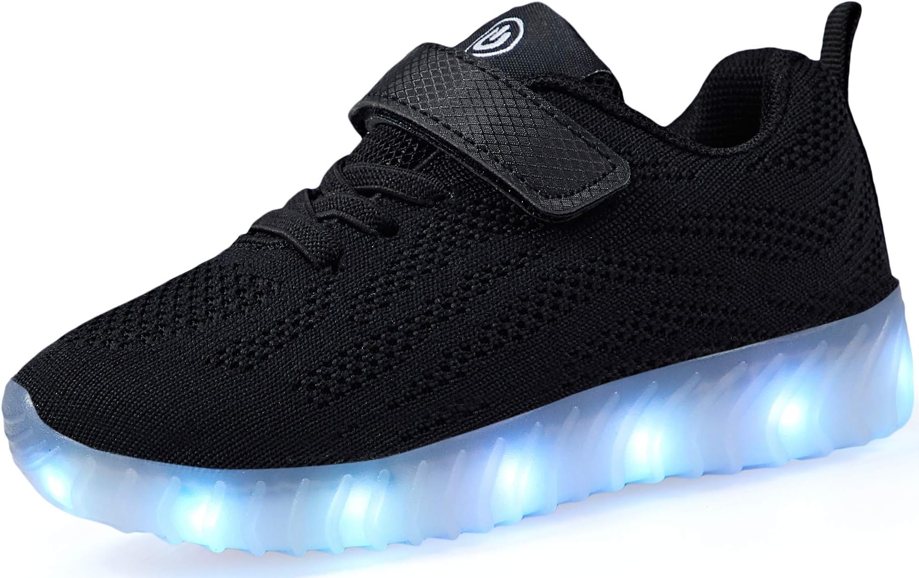 NishiguangLED Light Up Shoes Kids Girls Boys Breathable Flashing Slip-On Sneakers (Toddler/Little Kid/Big Kid)