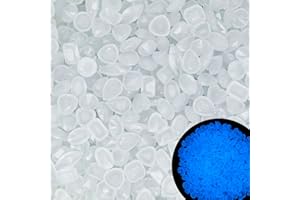 KAIYUAN DYNASTY 1000pc Glow in The Dark Rocks Outdoor Decorative Stones Glowing Pebbles for Aquarium Decoration, Driveway & Garden, White