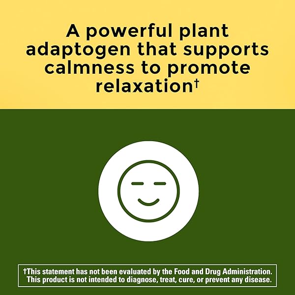 NATURE MADE ASHWAGANDHA CAPSULES 125MG FOR STRESS SUPPORT, 60 CAPSULES, 60 DAY SUPPLY