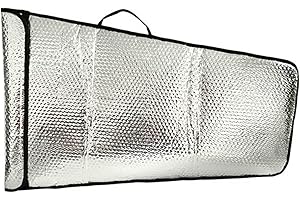 yuenhoang 1PCS RC Fixed-Wing Aircraft Double Layer Bubble Aluminum Foil Wing Bag Customized Sun Protection Handbag Casing for 30E 50E 70E 30CC 50CC 100CC Model Airplane (for 50CC)