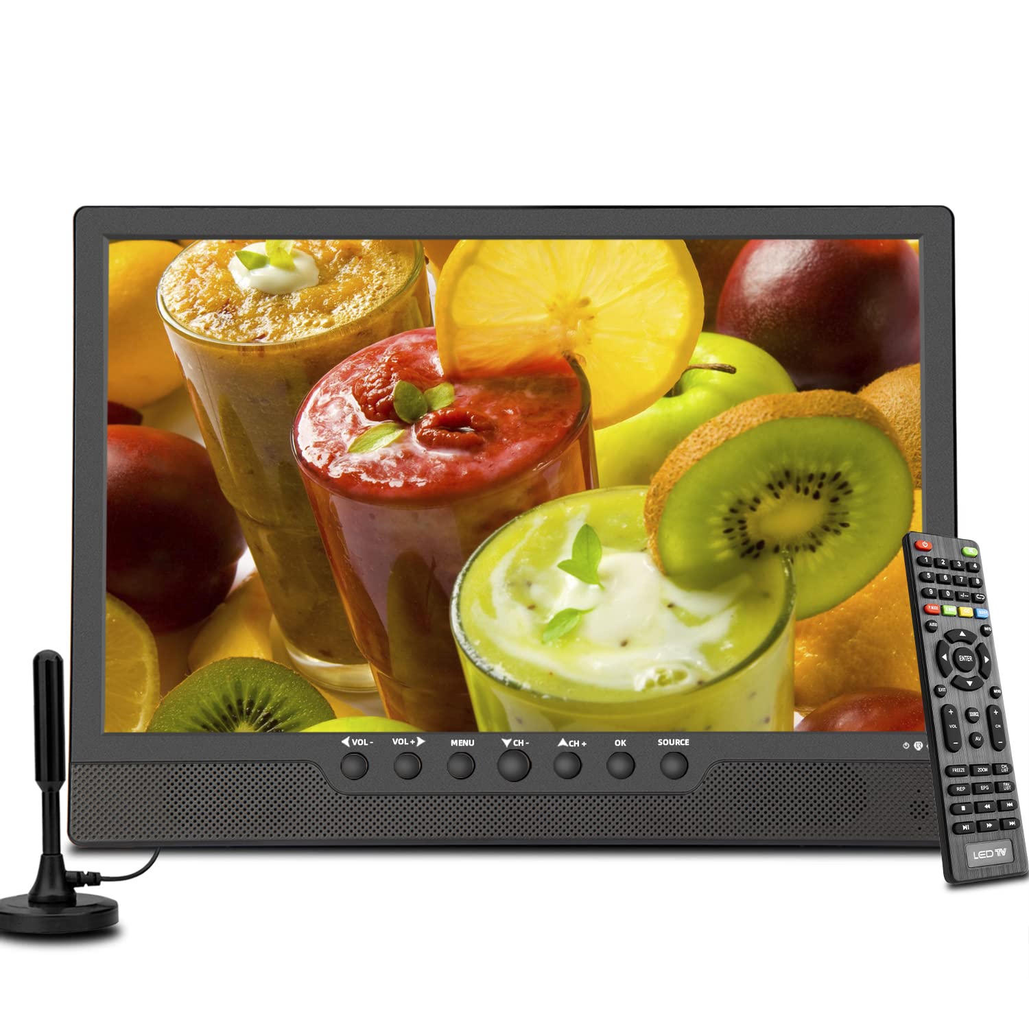 Photo 1 of Othoig14'' Portable TV,Small TV with Batterys-HDMI,USB,AV Slot and 1 Antenna,Remote Control,12 Volt car Cable/AC for RV car/Camping/Kitchen