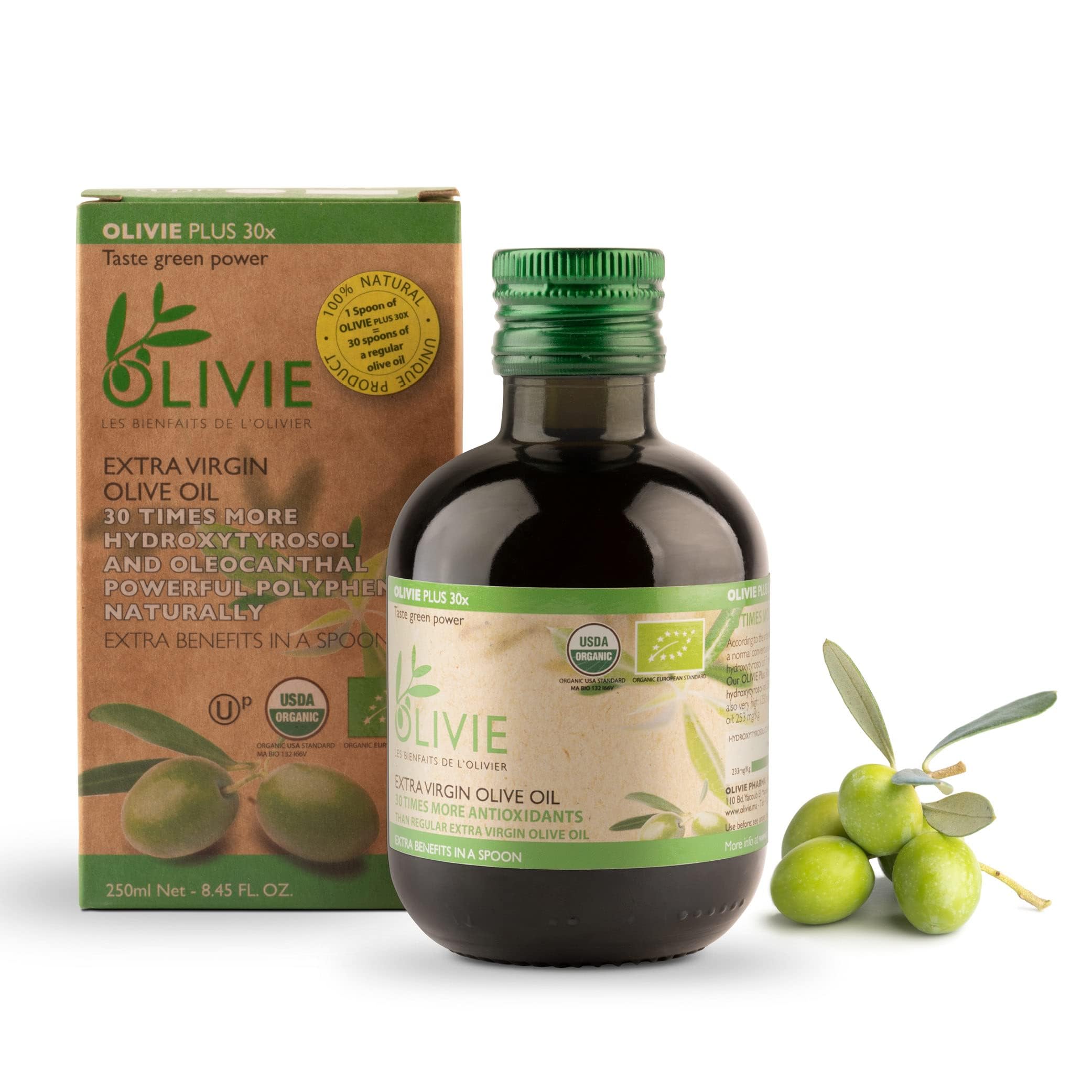 Organic High Polyphenol Rich Extra Virgin Olive Oil OLIVIE PLUS