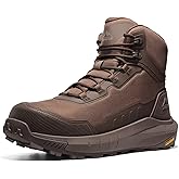 NORTIV 8 Composite Toe Boots for Men ASTM F2413-24 Safety Work Boots Lightweight Anti-Fatigue Non-Slip with Zipper for Warehouse Construction, Terrascope-nano