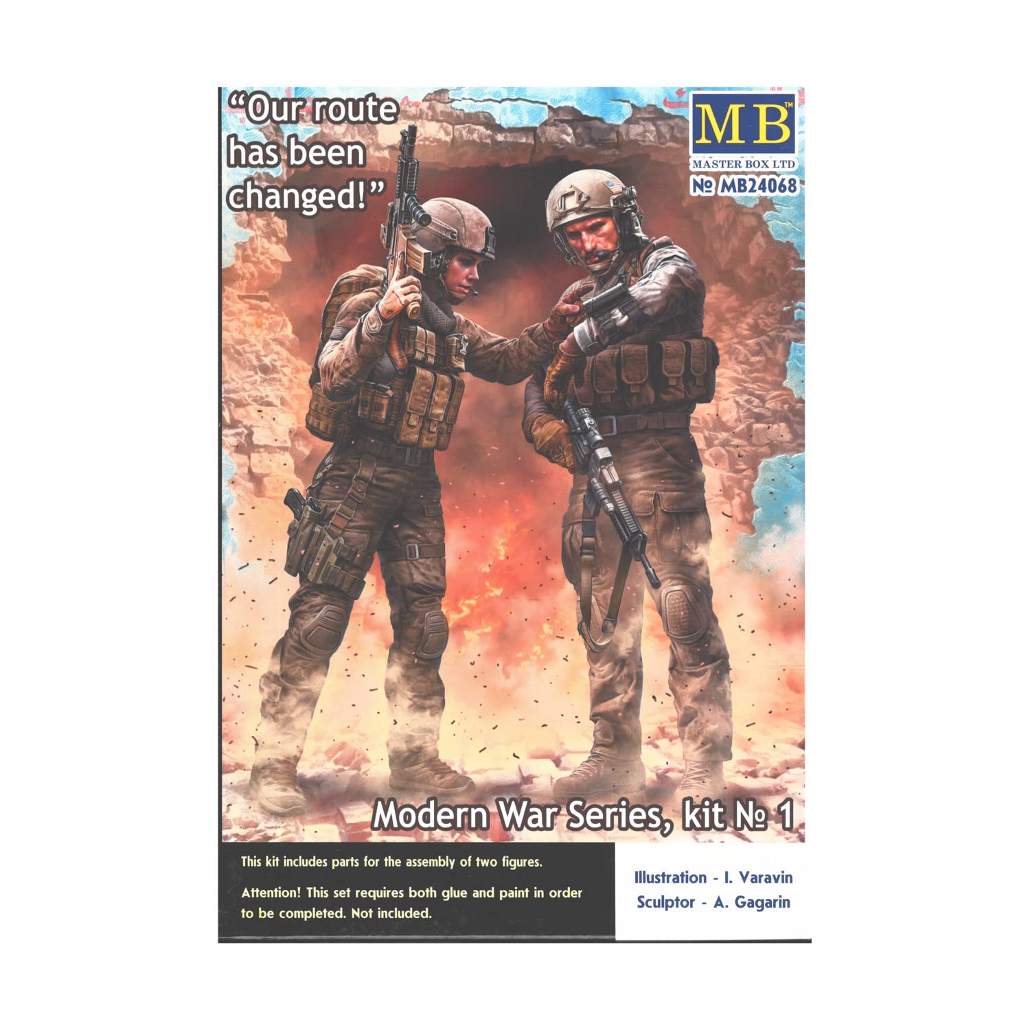 Masterbox 1:24 - Modern War 1 Our Route has been changed