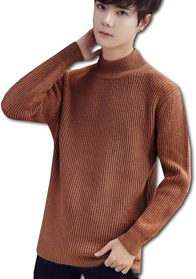 Amazon Bolso 8 ブラウン Xxl メンズ 男児 男子 学生 高校生 編み 模様 ライン セーター 韓国 原宿 系 風 スポーツ ニット サマー 春 秋 冬物 冬 カーディガン ガウン ゆったり ラフ 大きめ おおきい