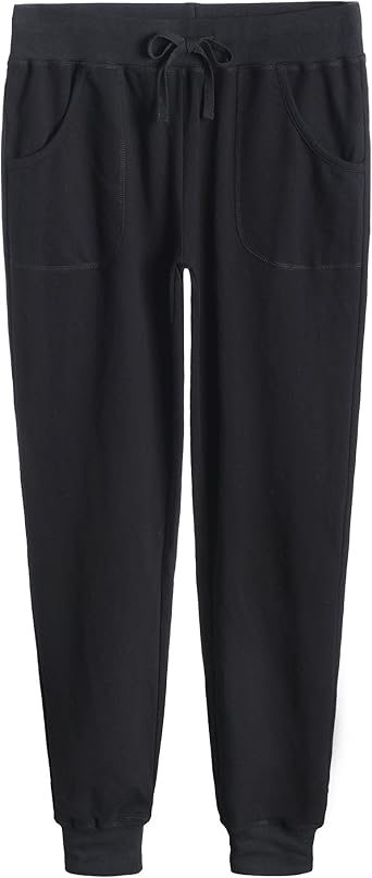 womens cotton joggers with pockets